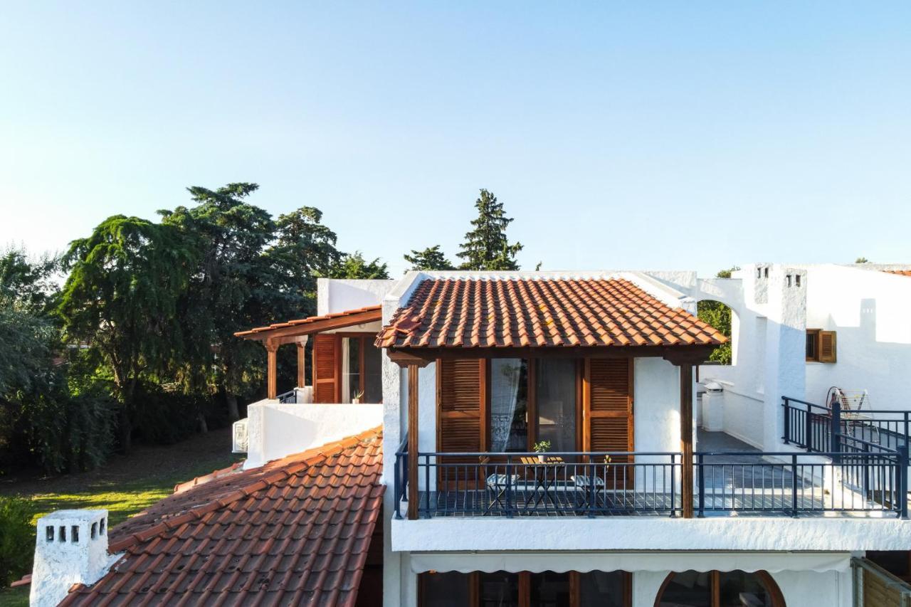 Luna Villa Private Beach Néa Iráklia Eksteriør bilde